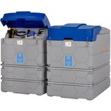 Cemo Rezervoar CUBE za AUS 32 (AdBlue®), Outdoor Premium, s preklopnim pokrovom, višina 1800 mm, prostornina 1500 l | Shoptok.si