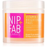 NIP+FAB Vitamin C Fix čistilne blazinice za osvetlitev kože 60 kos | Shoptok.si