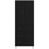  Highboard Crni hrast 69,5 x 34 x 180 cm Konstruirano drvo | shoptok.hr