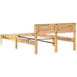  Posteljni okvir iz trdnega predelanega lesa 120x200 cm | Shoptok.si