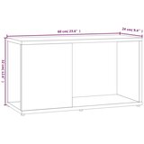 TV ormarić boja dimljenog hrasta 60x24x32 cm konstruirano drvo | Eponuda.ba