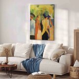  Slika - August Macke – Walker under trees (Walker in the park) 20x30 Na talijanskom platnu | shoptok.hr
