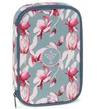 Ars Una Zložljiva peresnica z več nivoji : Rosy Magnolia 15,5x22,5x4,5cm | Shoptok.si