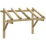 vidaXL nadstrešnica za vrata 150 x 100 x 100 cm od masivne borovine | shoptok.hr
