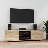 Maison Chic TV omarica - TV stojalo - Televizijska omarica sonoma hrast 140x40,5x35 cm inženirski les, (21701791) | Shoptok.si
