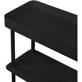 noo.ma Crni metalni regal na kotačima 60x97x30 cm Nolle – | shoptok.hr