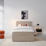 P & B POSTELJA Z VZMETNICO 140 cm x 200 cm , tekstil peščene barve | Shoptok.si
