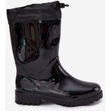 Boto Women's Rain Boots With Drawstring Black Kessia | Shoptok.si