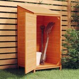 vidaXL Vrtno spremište smeđe 55 x 52 x 112 cm od masivne jelovine Cijene