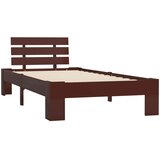  Okvir za krevet od masivne borovine tamnosmeđi 100 x 200 cm | Eponuda.com