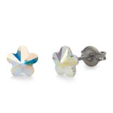  Ženske oliver weber sensitive viola flowers crystal mindjuše sa swarovski kristalima ( s24018.001 ) | ePonuda.com