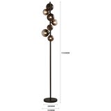 Brilagi LED stojeća lampa MILLA 7xG9/3W/230V braon/zadimljeno braon | Eponuda.com