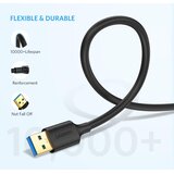 Ugreen USB 3.0 kabel (M do M) crni 0,5 m - u polivinil vrećici | shoptok.hr