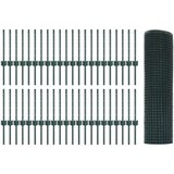  Zavarena žičana ograda s 44 U postovima Zeleno 0.4x100 m Čelik | shoptok.hr