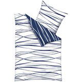 Kaeppel POSTELJNINA 200/200 cm modra, bela | Shoptok.si