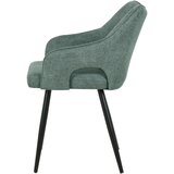 MID.YOU NASLANJAČ, les, kovina, tekstil zelena | Shoptok.si