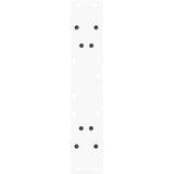  Noge za jedilno mizo v obliki črke V, 2 kosa, bele barve, 60 x (72-73) cm, jeklo, (22123679) | Shoptok.si
