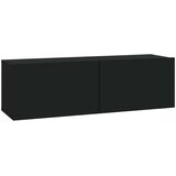  Zidni TV ormarići 4 kom crni 100 x 30 x 30 cm | shoptok.hr