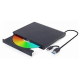  DVD±RW External Drive 8X, USB Type-C/TypeA (m), USB 3.1 Gen.1, Dual Layer, USB powered, Black | Eponuda.com