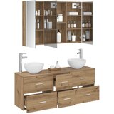  Set namještaja za kupaonicu 4 kom. Hrast artisan | shoptok.hr