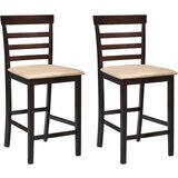 vidaXL Barski stoli 2 kosa rjavo blago | Shoptok.si