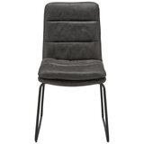 Bessagi Home stol kona, temno siva, mikrovlakna | Shoptok.si