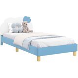  Krevet za djecu s uzglavljem s uzglavljem Plava 90 x 200 cm PU | shoptok.hr