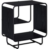  Komoda Crni hrast 60 x 37,5 x 64,5 cm Konstruirano drvo Slike