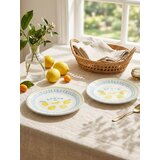 Sinsay Keramički tanjuri s motivom limuna 2 pack | shoptok.hr