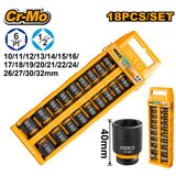 Ingco set udarnih nasadnih ključeva 1/2″ 18/1 HKISSD12186 Cene