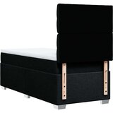vidaXL Box spring krevet s madracem crni 90x190 cm od tkanine | shoptok.hr