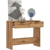 vidaXL Konzolna mizica artisan hrast 90x36x75 cm inženirski les, (22056420) | Shoptok.si