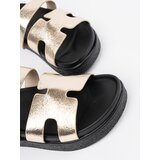 GOODIN Classic platform sandals gold | Shoptok.si