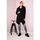 Kesi Tunic with a clutch front Oversize black | shoptok.hr