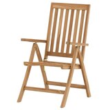 Venture Home Kenya vrtna stolica s podesivim naslonom 60 &amp;times; 61 &amp;times; 105 cm, prirodna boja drva Slike