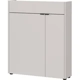 Krem ormarić u mat dekoru 83x99x22 cm Ameca –