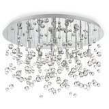 Ideal Lux STROPNA LED-SVETILKA Neve Cromo 40,5/40,5/31,5 cm Cene