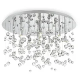 STROPNA LED-SVETILKA Neve Cromo 40,5/40,5/31,5 cm