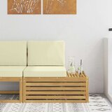  Vanjske kutne jedinice kauča Bijela i krem 91 x 63 x 73 cm - Bijela i krem Krajnji kauč | shoptok.hr