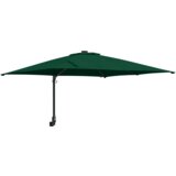 vidaXL Vrtni dežnik Zelena 248.5 x 247.5 x 160 cm blago | Shoptok.si