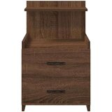 vidaXL Noćni ormarići 2 kom s 2 ladice smeđi hrast 40x36,5x62 cm | shoptok.hr