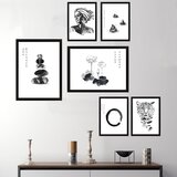 Wallity dekorativna slika SET_015, 24x44cm, 6 delova Cene