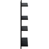  Polica na zidu Crni hrast 61 x 13,5 x 88 cm Konstruirano drvo | shoptok.hr