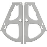  Šarka za okretni ormar 2 pcs Srebrno 235 x 155 x 30 mm Željezo | shoptok.hr