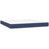  s oprugama i madracem plavi 180x200 cm od tkanine | shoptok.hr