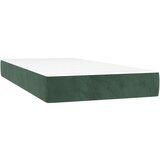 The Living Store Vzmetnica z žepkasto vzmetjo temno zelena 90x190x20 cm žamet - Vzmetnica Z Žepkastimi Vzmetmi, (21495528) | Shoptok.si