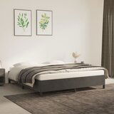The Living Store Posteljni okvir temno siv 180x200 cm žamet - Posteljni Okvir, (21490150) | Shoptok.si