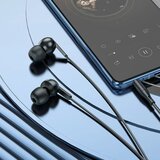  Žičane in-ear slušalice Jack 3.5 mm Hoco M124 crne | shoptok.hr