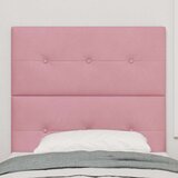  Naslon za glavo s gumbi, tufted, roza, 100 cm, žamet, (22051275) | Shoptok.si