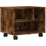  Stalak za pisač s kotačima boja hrasta 41x32x34,5 cm | shoptok.hr